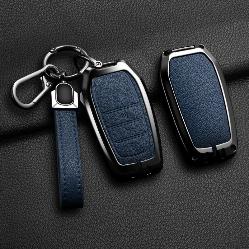 

For Toyota GR RAV4 Crown Hilux Fortuner Corolla SE 2023 Camry Yaris Land Cruiser Prado Venza Car Remote Key Case Cover Accessory