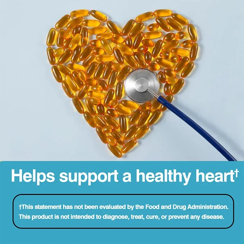 Fish Oil - Helps Improve Eyes, Joints, Antioxidants, Improves Skin Health, Brain Function and Supports Immunity