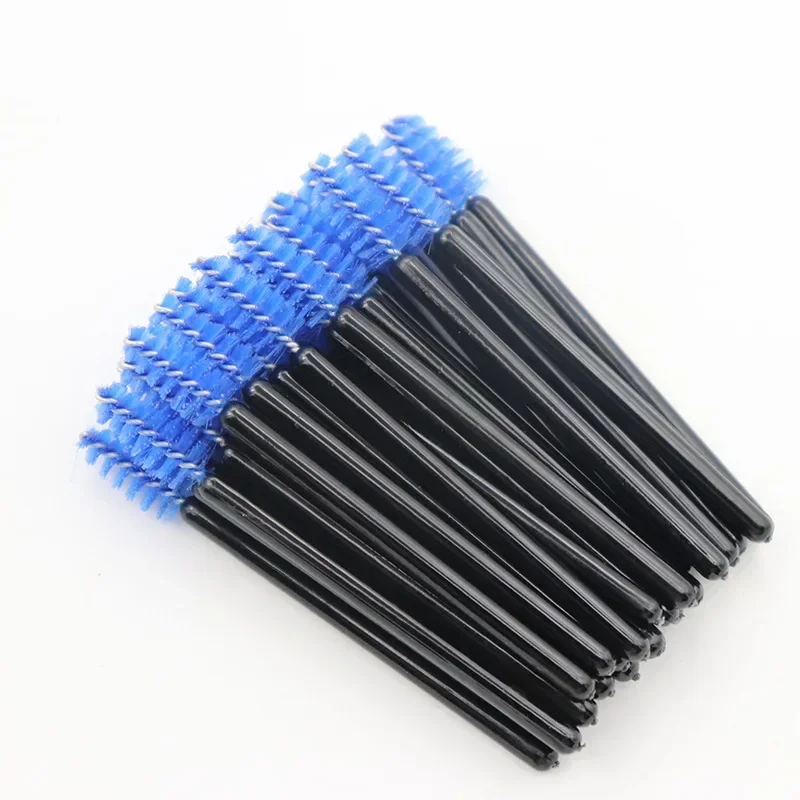 50 Stuks Wimperborstel Make-Up Borstels Individuele Mini Wegwerp Mascara Applicator Kam Wimpers Make-Up Borstels Gereedschap