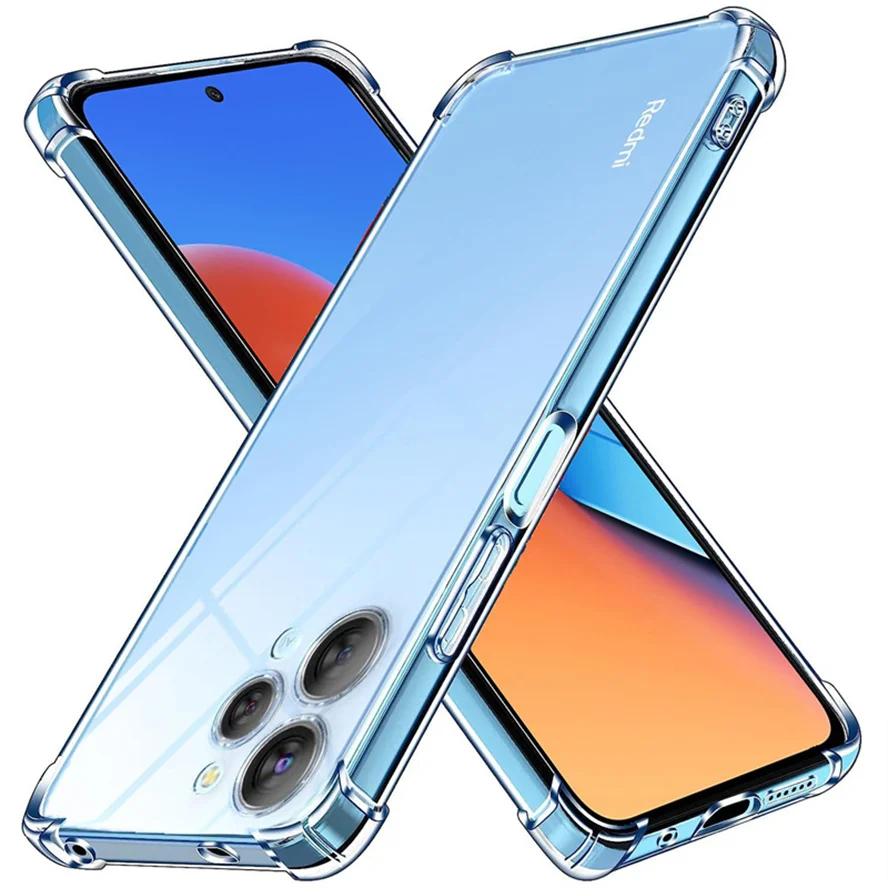 мягкий прозрачный чехол на Redmi-12 12C Note 12S 12Pro Plus чехлы для телефонов Xiaomi Note12 Pro+ case Redmi 12 противоударный силиконовый чехол редми нот 12с ксиоми ноут 12 про плюс чехол для сяоми 12с редми 12 чехол