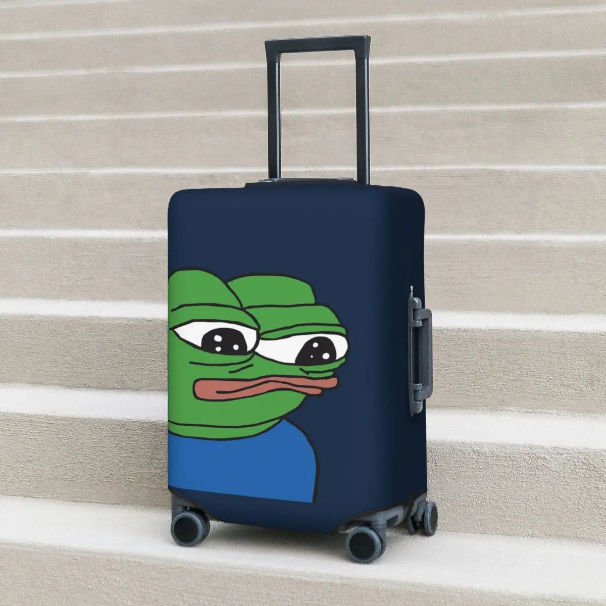 

Pepe The Frog Apu Apustaja Чехол для чемодана Эластичные защитные чехлы для багажа для 18-32 дюймов