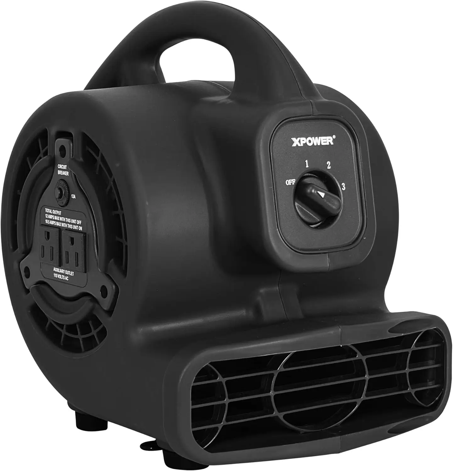 

Mini Mighty 138W 600 CFM Centrifugal Air Mover for Water Damage Restoration, Home Use, Stackable