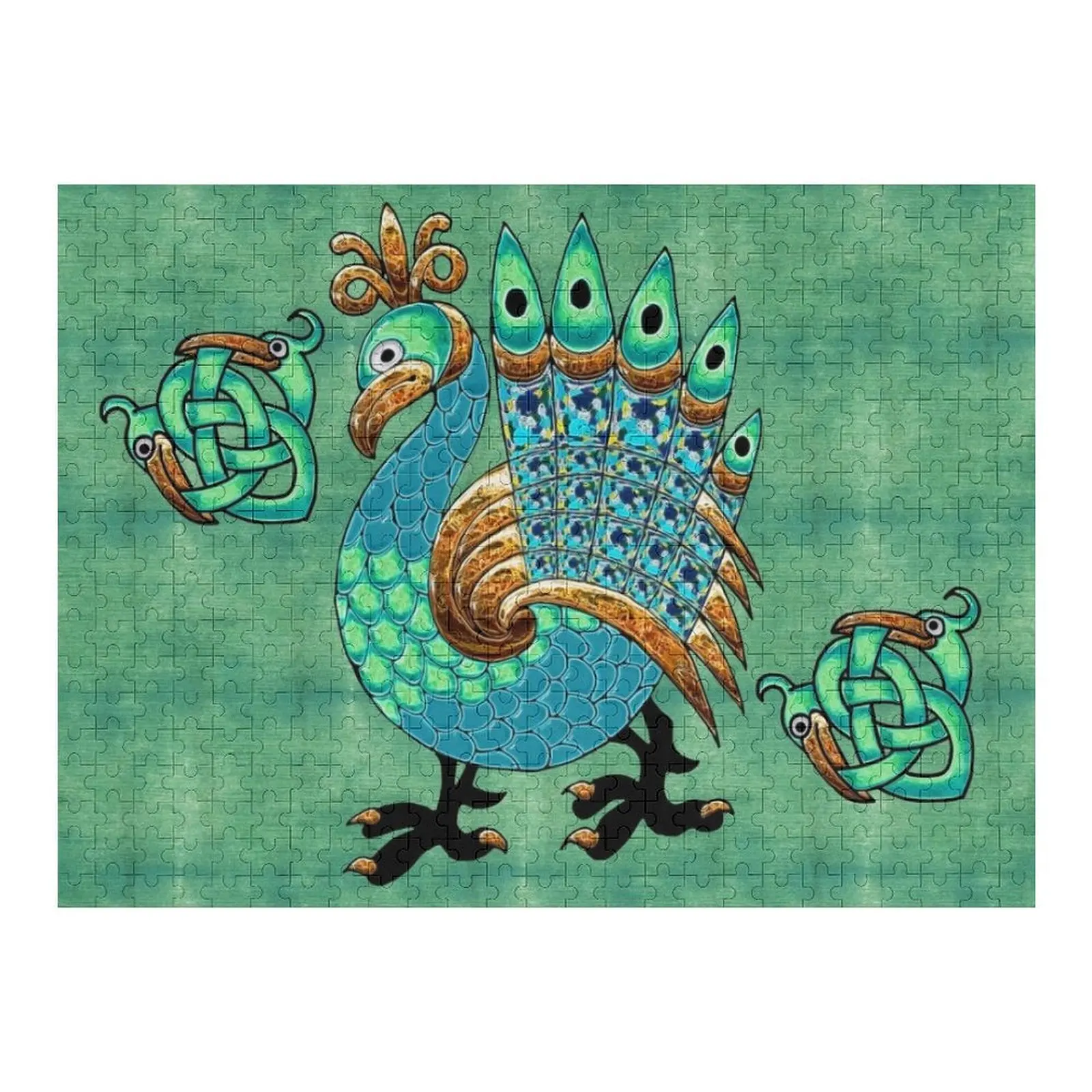 

Celt and Feathers Jigsaw Puzzle Wooden Name Custom Personalized Custom With Photo Personalized Wooden Name Puzzle