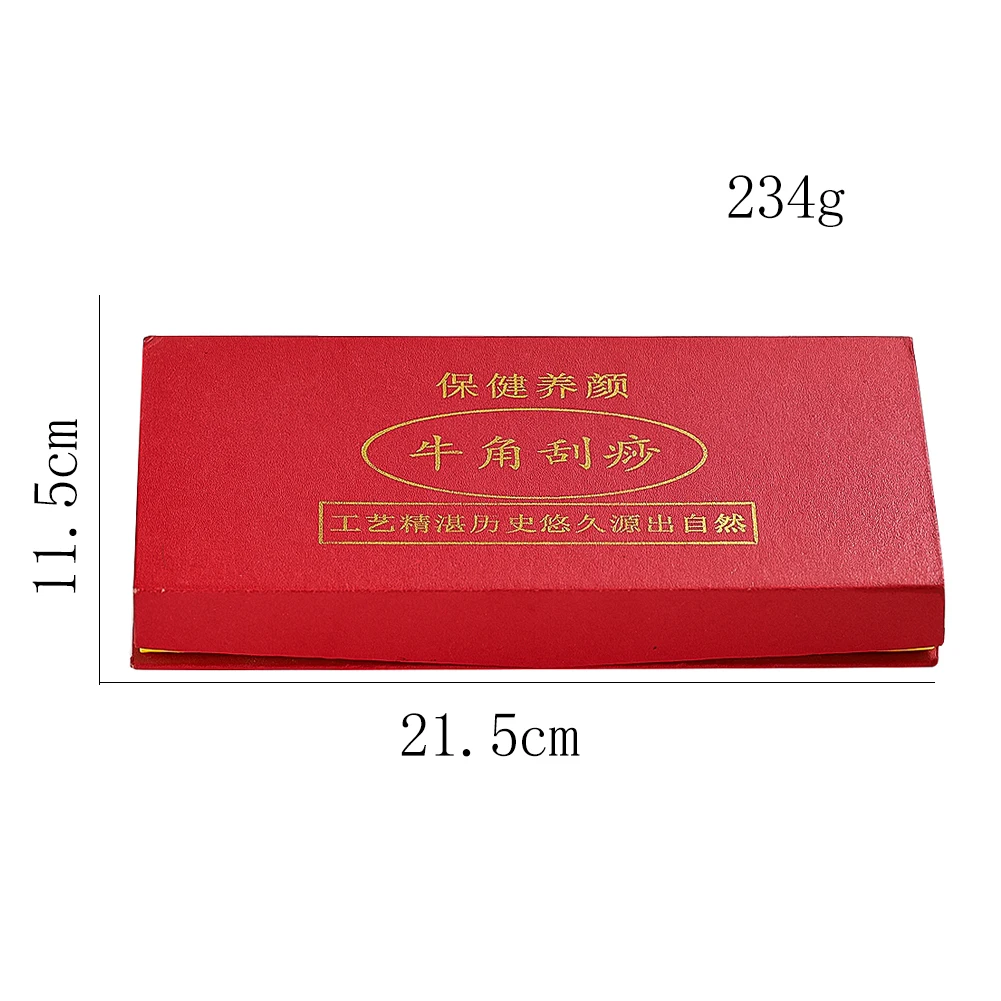 القرن الطبيعي غوا شا مجلس التماثيل كشط لوحة أداة تدليك الوجه سبا الجسم مدلك الرعاية الصحية التقليدية الحرفية هدية