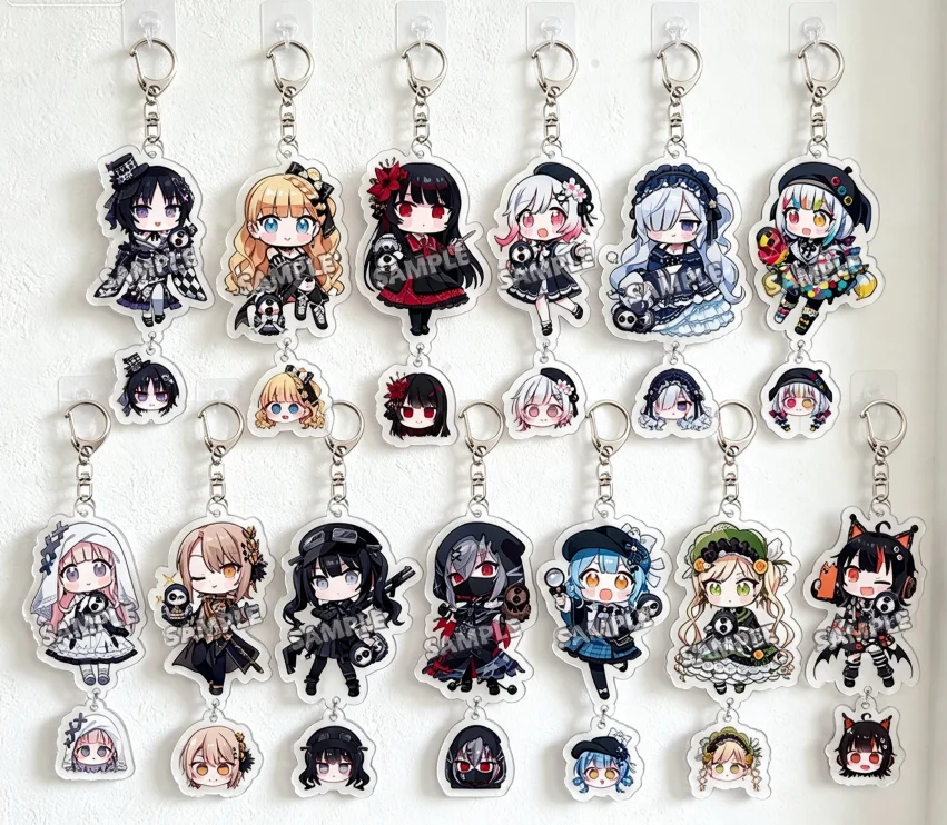 Anime Magical Girl Witch Trials Ema Sakuraba Hiro Nikaido Q-Style Acrylic Pendant Keychains Bag Decorations Fans Gifts
