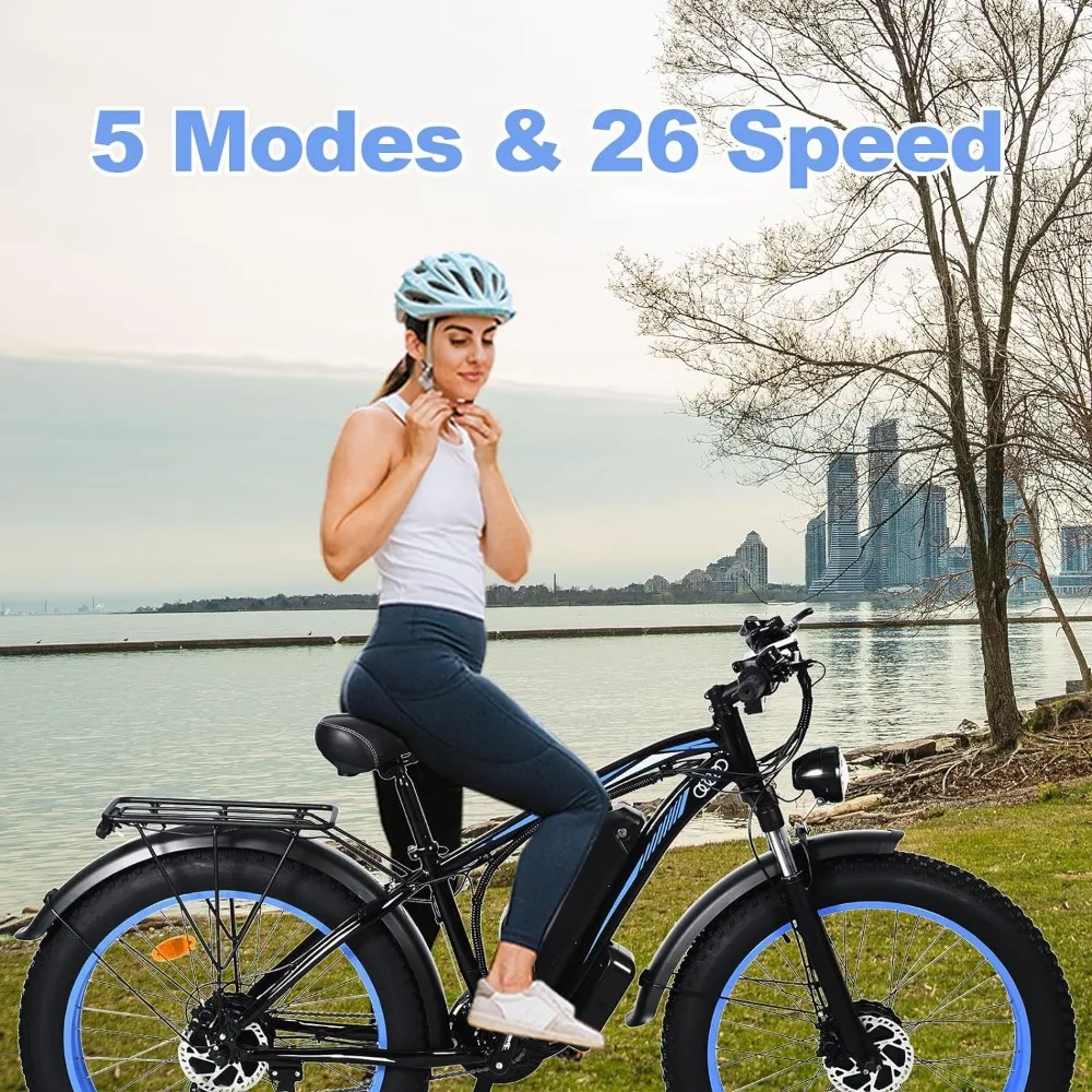 Electric Bike for Adults,Dual Motor,2000w,26