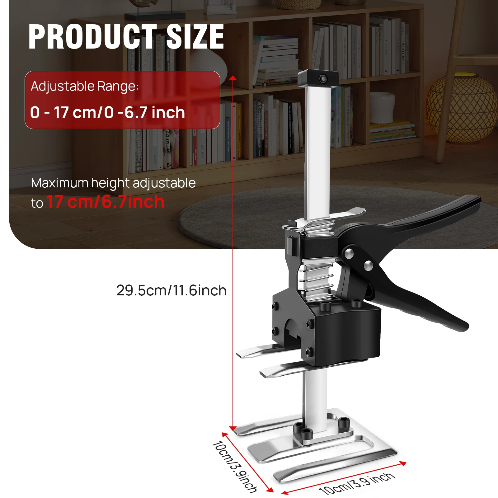أداة رفع اليد للذراع موفرة للعمالة ، مقوم ضبط ارتفاع متعدد الوظائف ، خزانة لوحة الباب ، رافع اللوحة ، 2 144