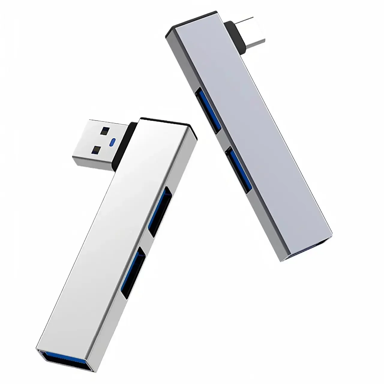 Stacja dokująca USB Type C z kątem 90 stopni, 4-portowy ekspander do transferu danych, szybki USB3.0 do PC Laptopa C1FD