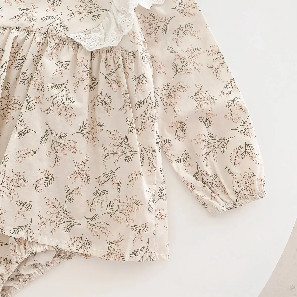 Herbst Baby Mädchen Bodys Prinzessin Kleinkind Kleidung Onesies Spitze Niedlich Langarm – Detail 6