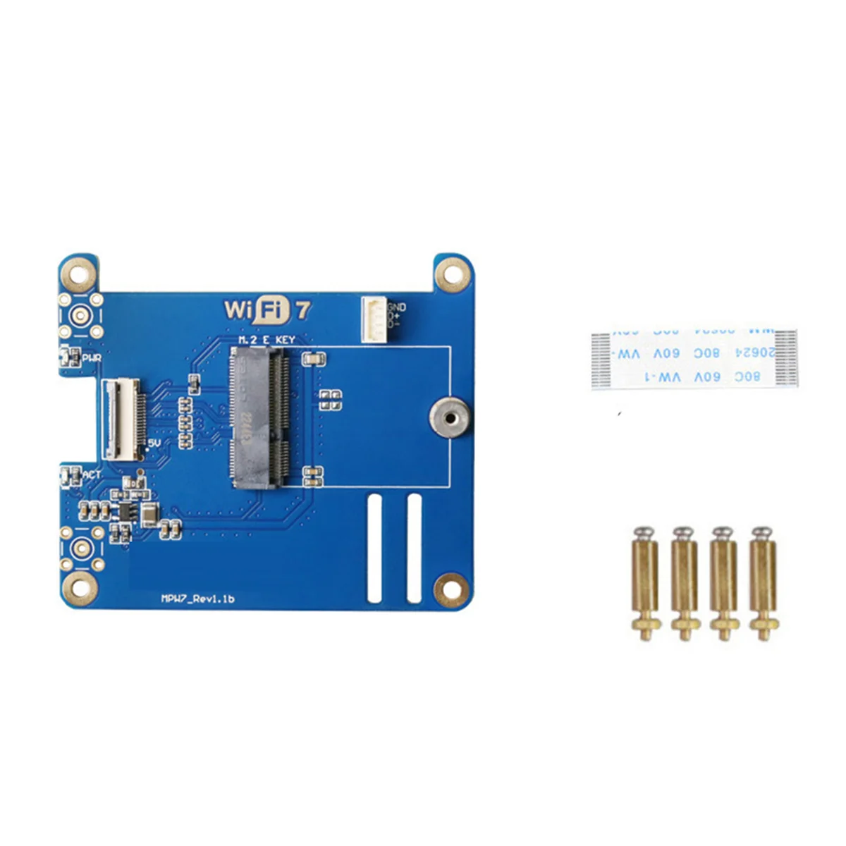 GFR5-MPW7N для модуля Raspberry Pi 5 PCIE — M.2 E-Key WiFi7