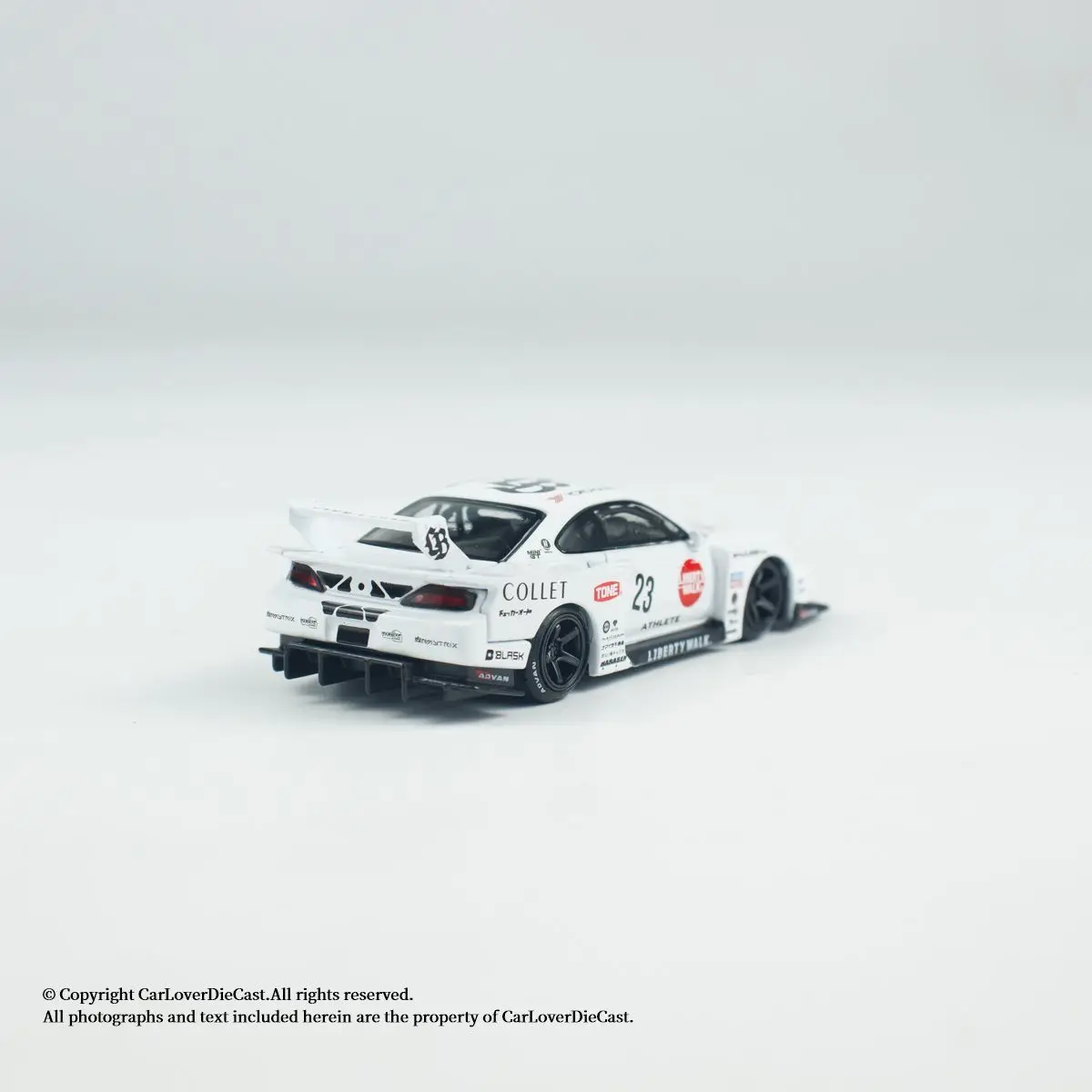 MINIGT 1:64 # 1054 Nissan S15 SILVIA Collezione Ornamento, Modello di Auto in Lega