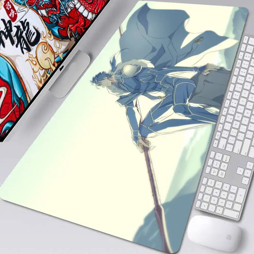 Lancer Anime Game F-fate Mousepad Non-slip Suitable For Office Computers Laptops E-sports Game Desk Mats XXL Keyboard