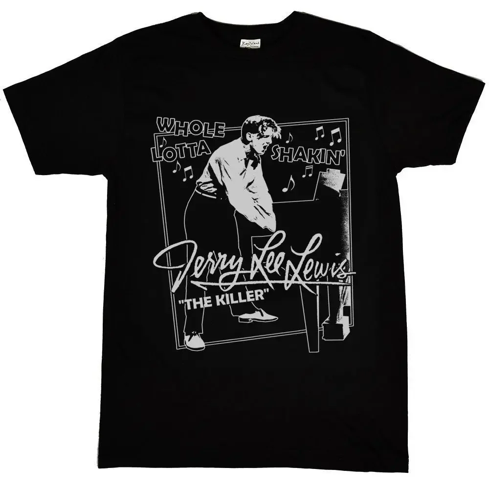 Camiseta masculina Jerry Lee Lewis Whole Lotta Shakin