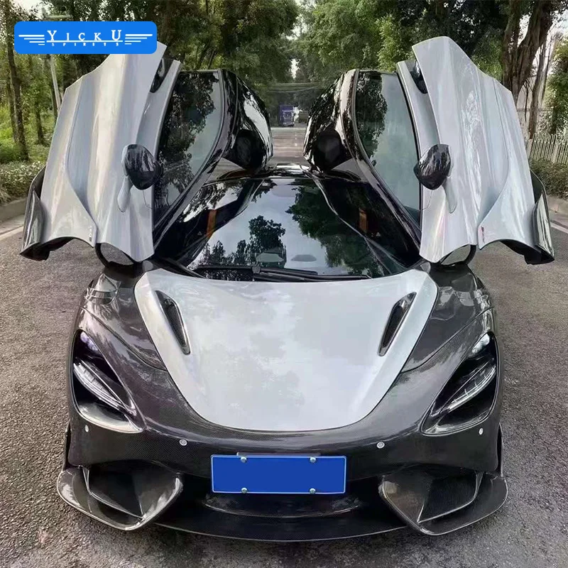 765LT dry carbon fiber body kit front lip rear lip spoiler side skirt bumper mudguard suitable for McLaren 720S