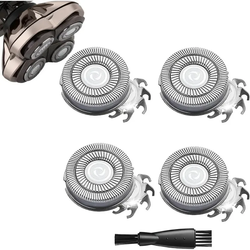 4/8Pcs Shaver Replacement Heads for Shaver Replacement Blade Accessories for Pitbull Platinum Pro Skull Pitbull Gold Pro Shaver