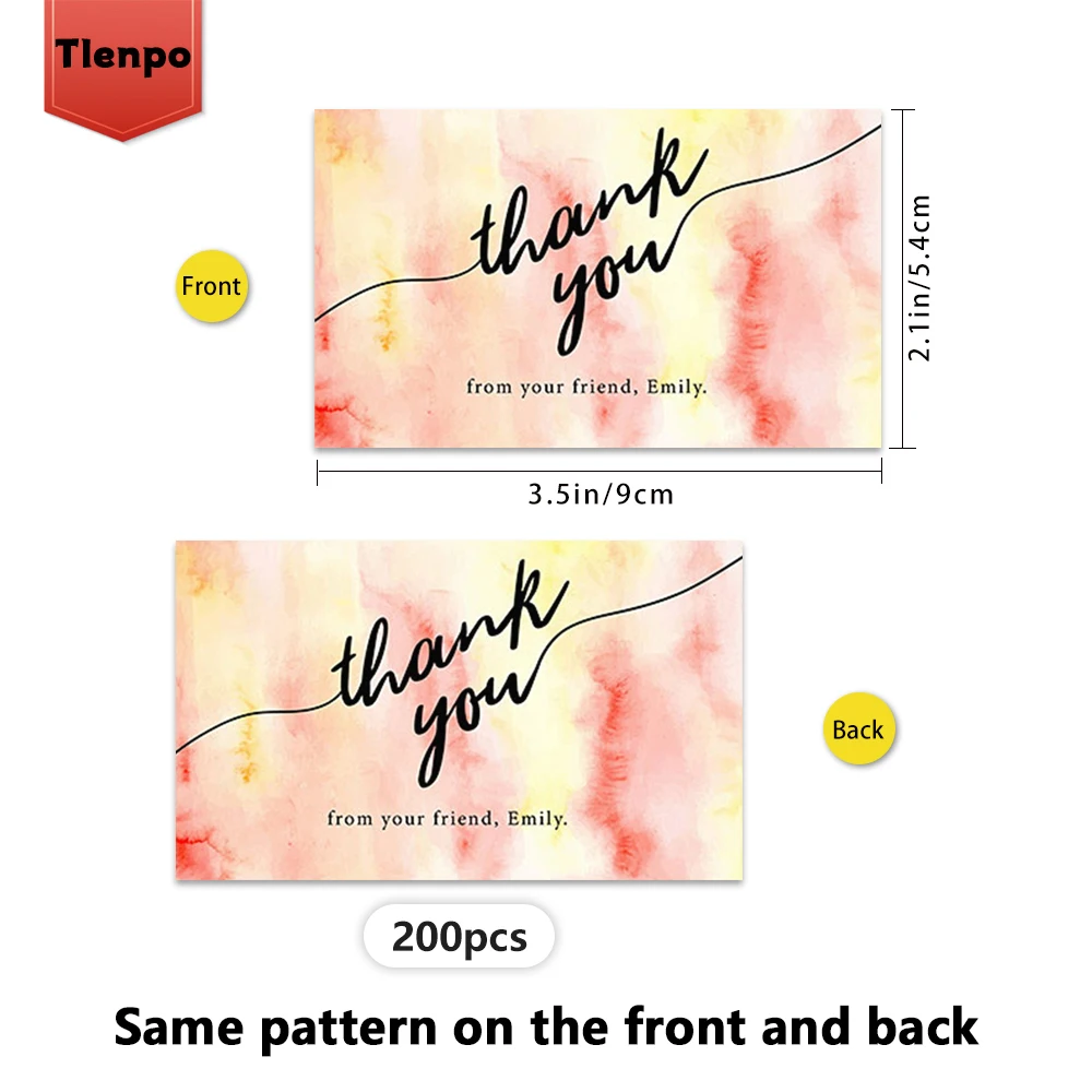 200pcs, Custom Business Cards/Cards, Desktop Business Cards, Thank You Cards, Business Cards