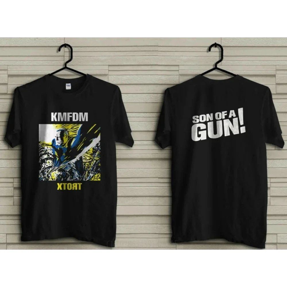 KMFDM XTORT NEW BLACK T SHIRT Printed T-Shirt Pure Cotton Men Top Tee Male Brand Teeshirt Men Summer Cotton Tshirt Short Sleeves