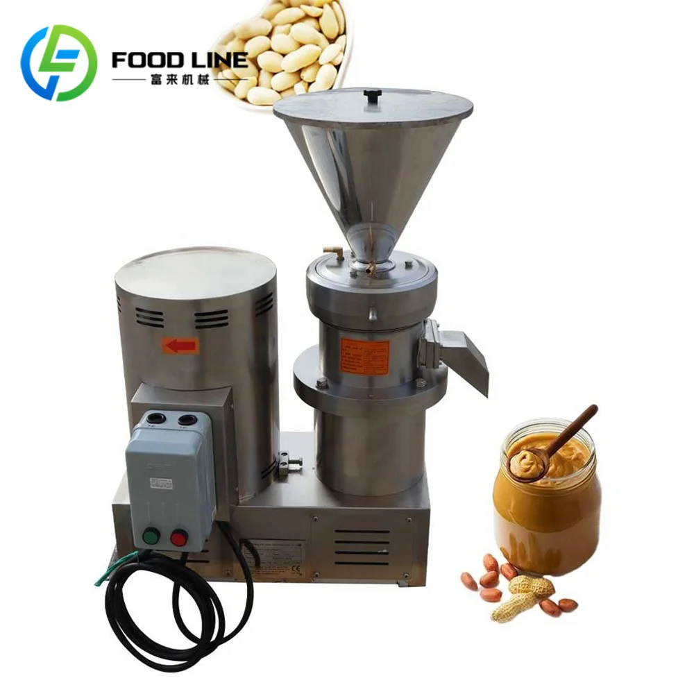 Customized Colloid Mill Complete Production Line For Peanut Butter Sesame Tahini Paste Automatic Nut Sauce Grinding Processing