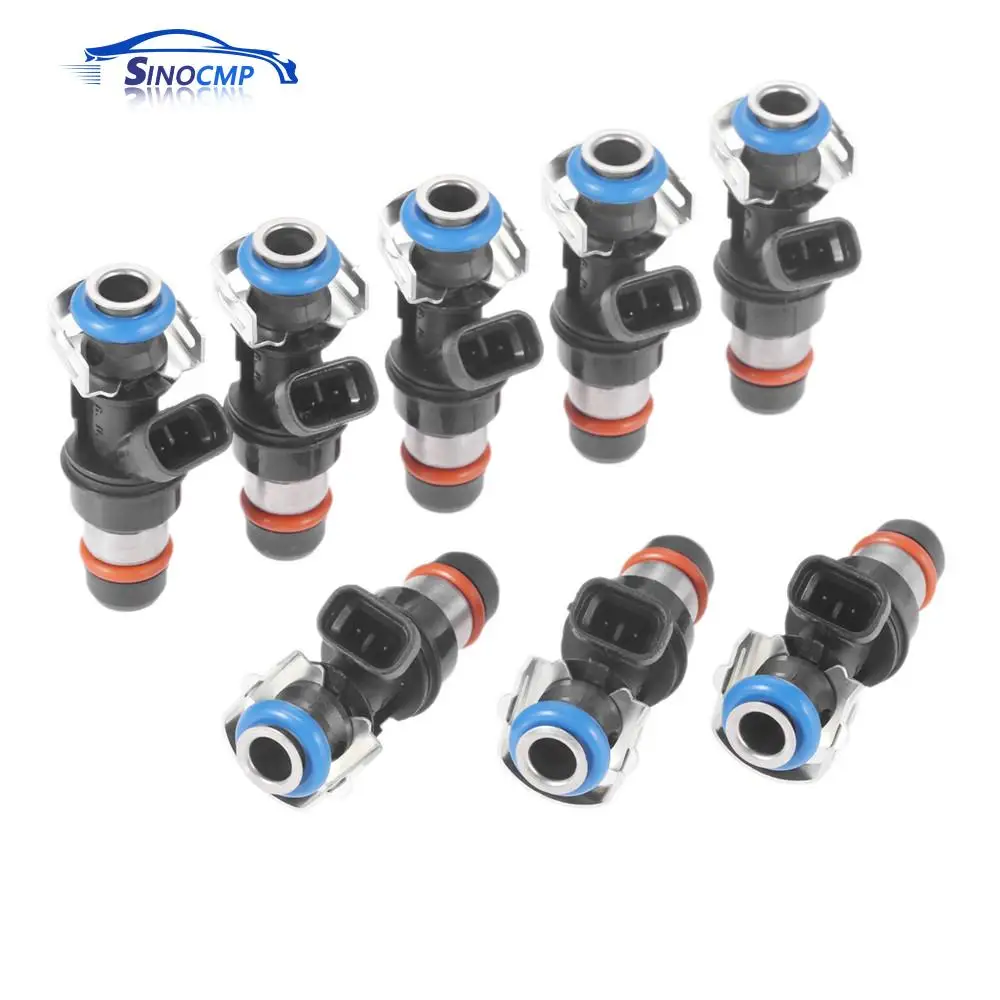 8 حاقن الوقود الجديد ث/4 ثقوب ل 2001-2007 جي إم سي بويك كاديلاك تشيفي شيفروليه ايسوزو 4.8L 5.3L 6.0L 17113553 25320288 25323974