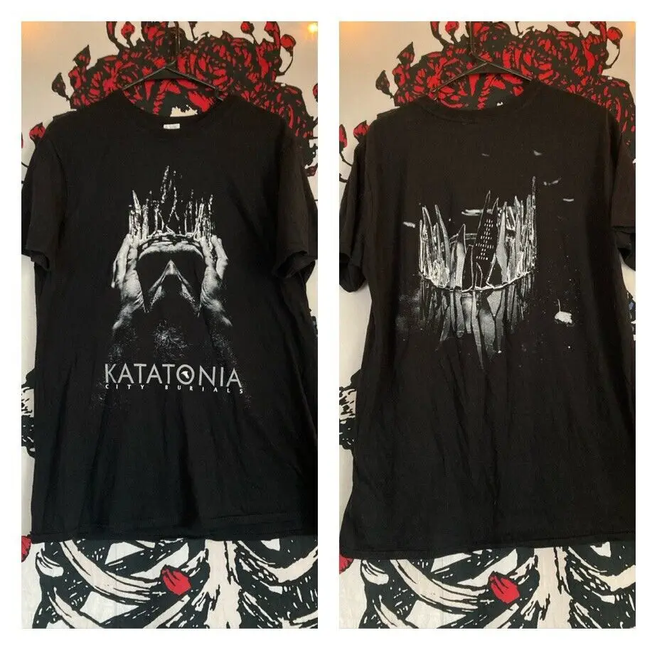 KATATONIA Cidade Enterros Heavy Metal Shirt, perdido em Soen L, Anathema Paraíso