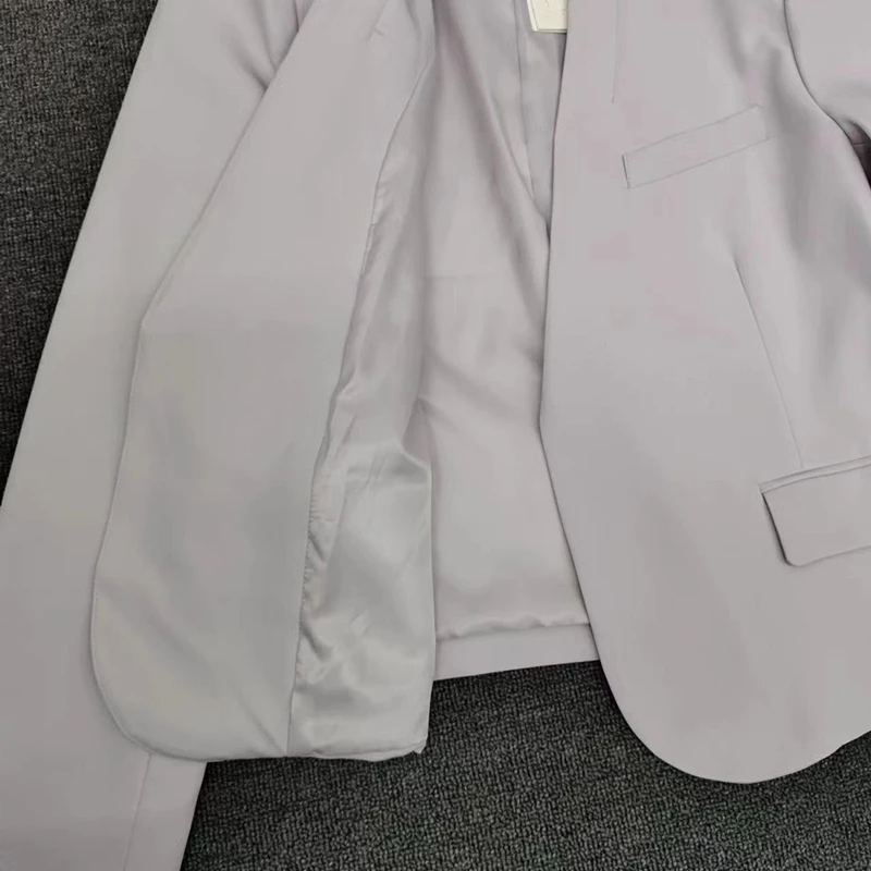 Blazer Rétro Minimaliste Nordique Flétri pour Femme, Veste Décontractée, Haute Qualité, Mode, Col en V Solide