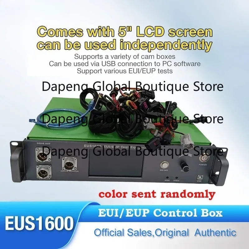 EUS1600 Dies-el Fuel Testing Tool Equipment EUI EUP Common Rail Piezoelectric Coil Injector Tester System Diagnostic Tablet Kit