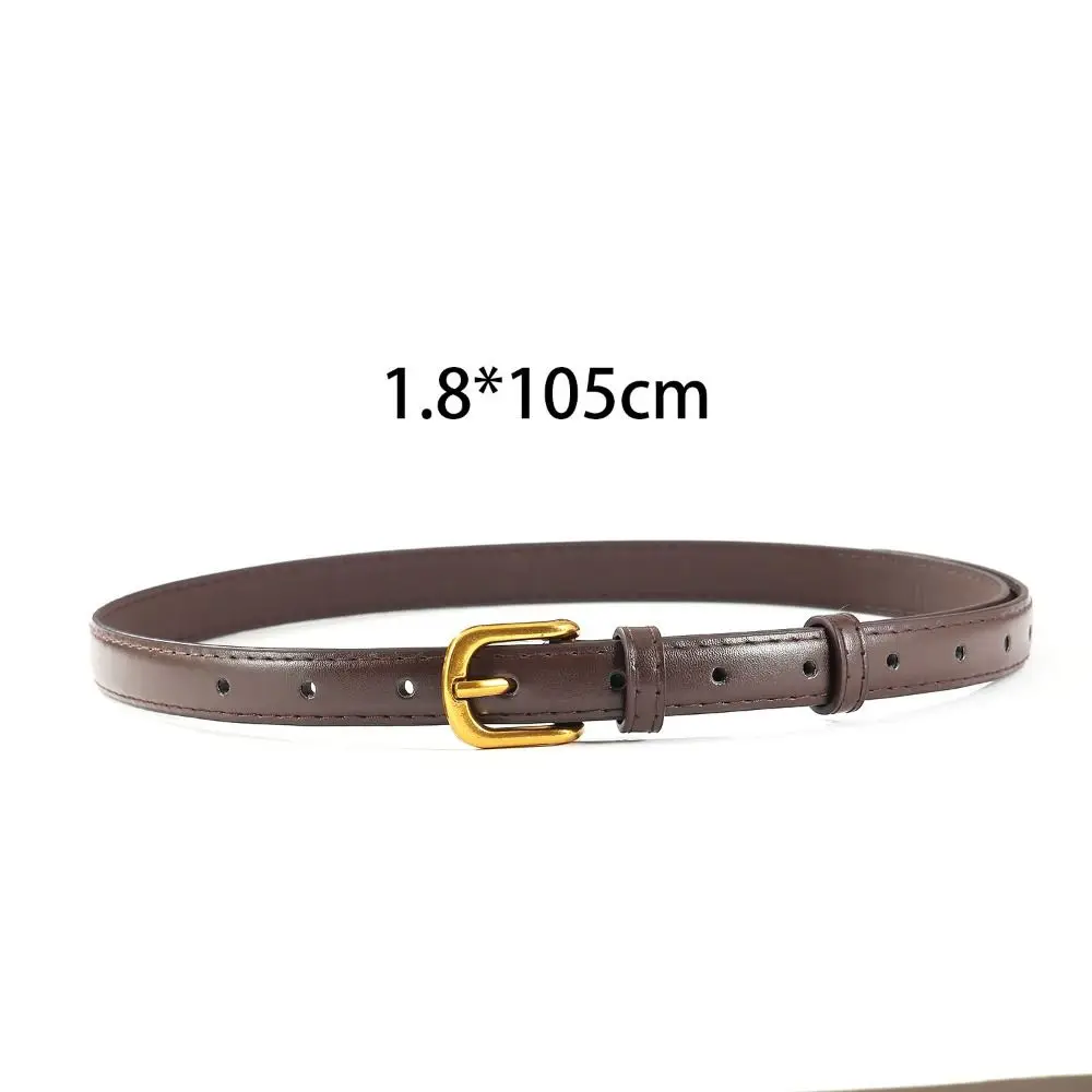 여성용 허리 장식 가죽 벨트, 트렌디한 허리 스트랩, 핀 버클 허리띠, 럭셔리 디자인