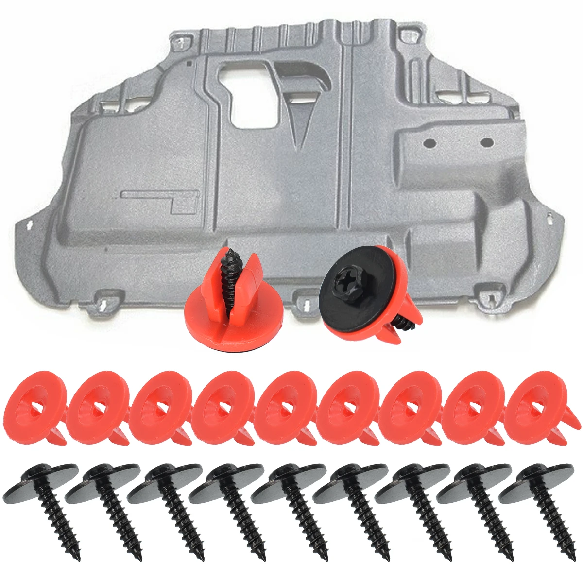 20x Engine Undertray Cover Clips Screws For Volvo V50 C30 Jaguar Ford Focus 2 04-11 C-Max 03-10 Mondeo MK3 MK4 S Max Galaxy