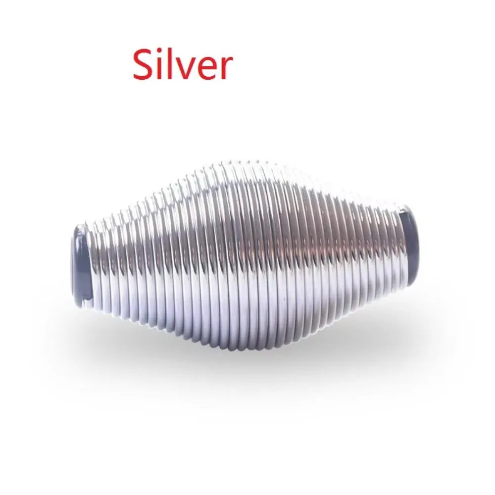 

Funny Anti Stress Ball Grip Strength Enhancer Relieve Anxiety Metal Spring Grip Ball Decompression Toys Silver