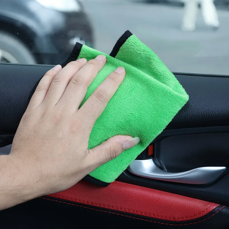 Microfiber Car Wash Towel Super Absorbency Car Cleaning Cloth Premium One-Time Drying Microfiber Auto Towel Water Absorptio