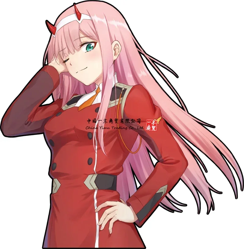 Darling In The Franxx Zero Two Anime Decal Sticker For Car Playboy