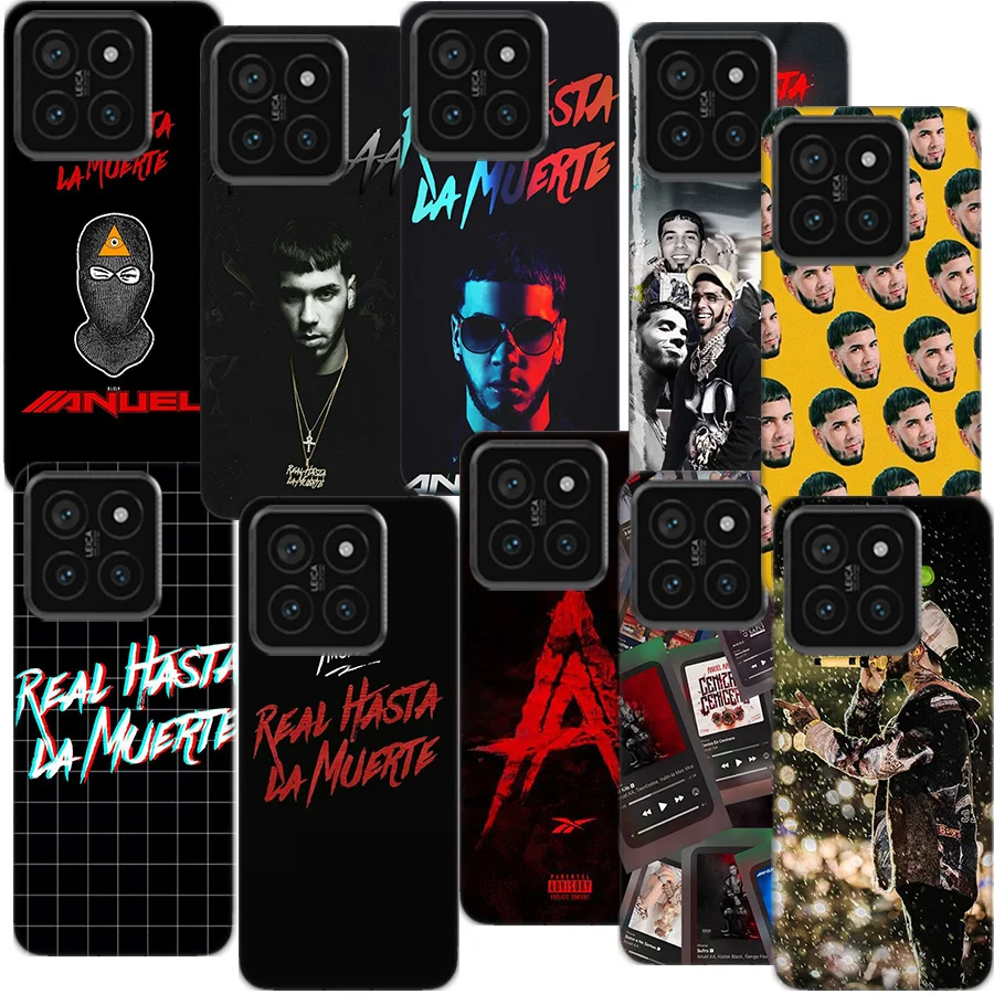 Anuel AA Real H-Hasta La M-Muerte Clear Phone Case For Xiaom Mi 12 12T 11T 10T 9T 13 11 10 9 8 Lite CC9 CC9E Pro 6X 5X A1 A2 A3