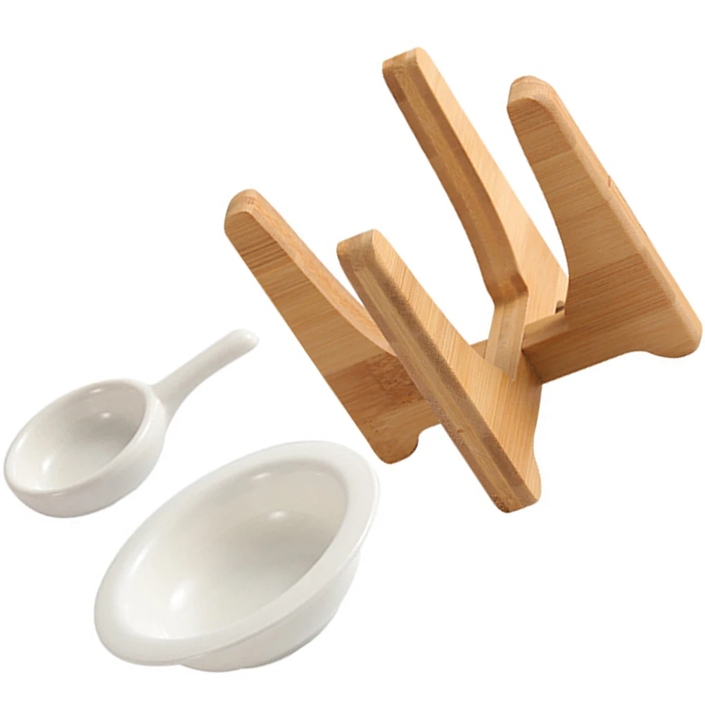 

1Set Essential Oil Burner Bamboo Ceramic Tealight Holder Wax Melt Warmer Aroma Diffuser for Bedroom Spa Yoga