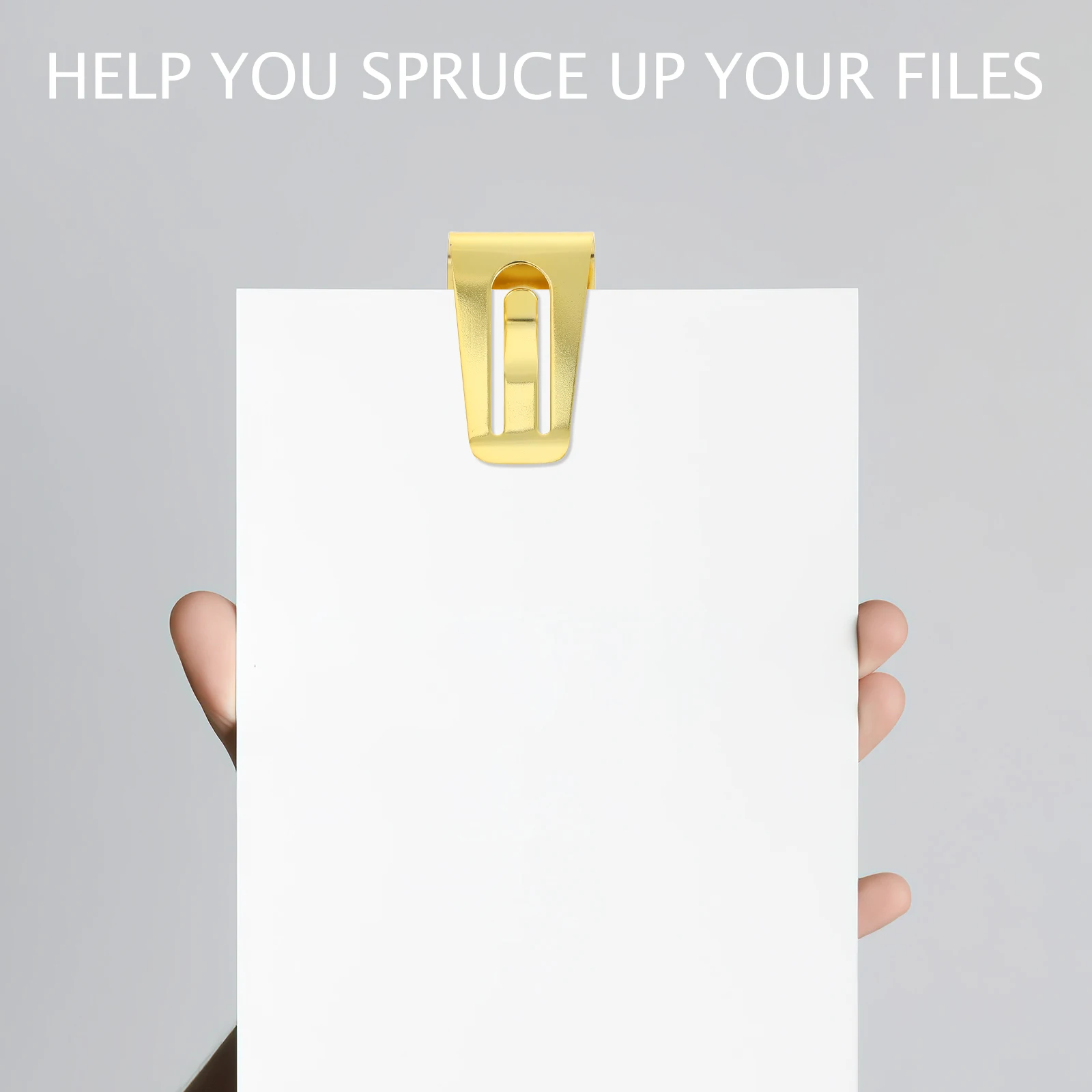 Stainless Steel Money Clip Multifunctional Wallet Clamp For Cash Card File Organizer Label Holder Office School Banknote Storage