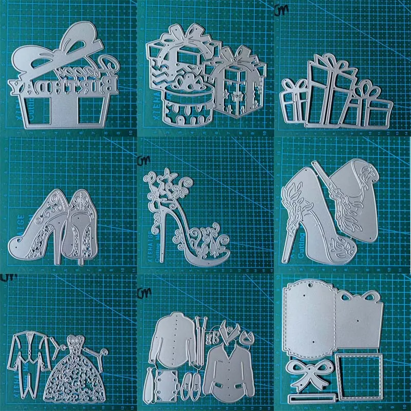 high heels Gift box clothing metal cutting dies mold Scrapbooking paper craft knife mould blade punch template Embossing stencil