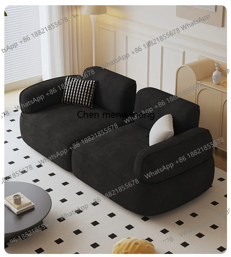 Sofa Module Combination Hotel Room Modern Straight Row Three-Seater Homestay Sofa