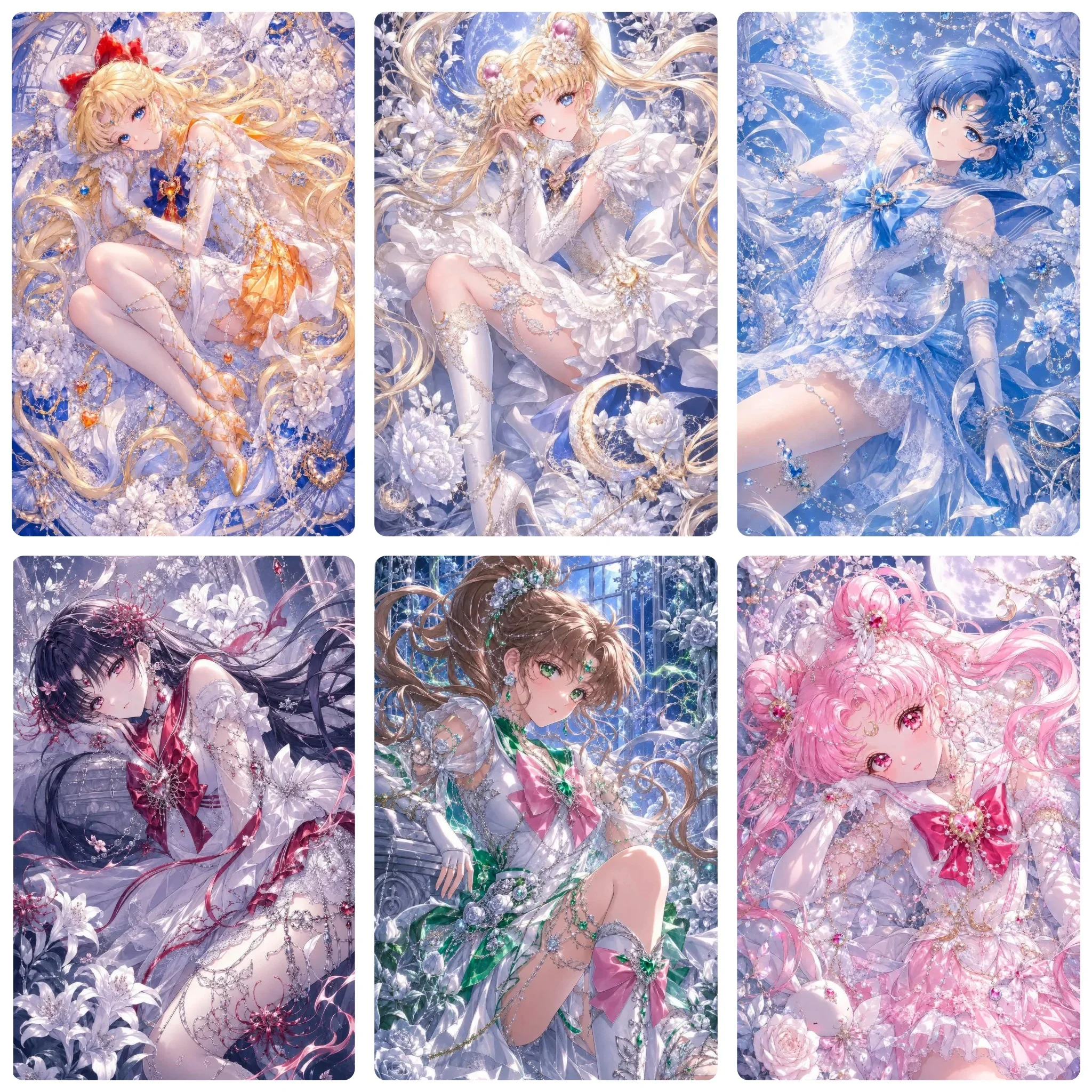 DIY Sailor Moon Diamond Painting, Elegant Shimmering Anime Magical Figure For Living Room Wall Decoration Exquisite Gift