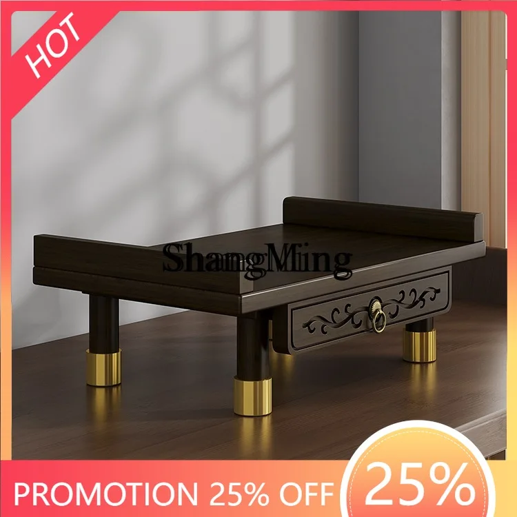 

ZYY Delicate Desktop Small Altar Buddha Statue Shrine Guanyin God Altar Buddha Shrine Worship Table Mini Wall-Mounted Altar