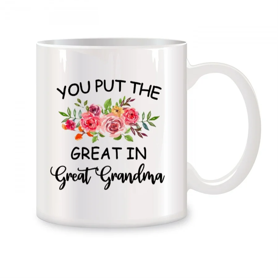 

Best Grandma Ever Mugs For Delicate Grandma Birthday Gifts Novelty Coffee Ceramic Tea Cups White 11 oz