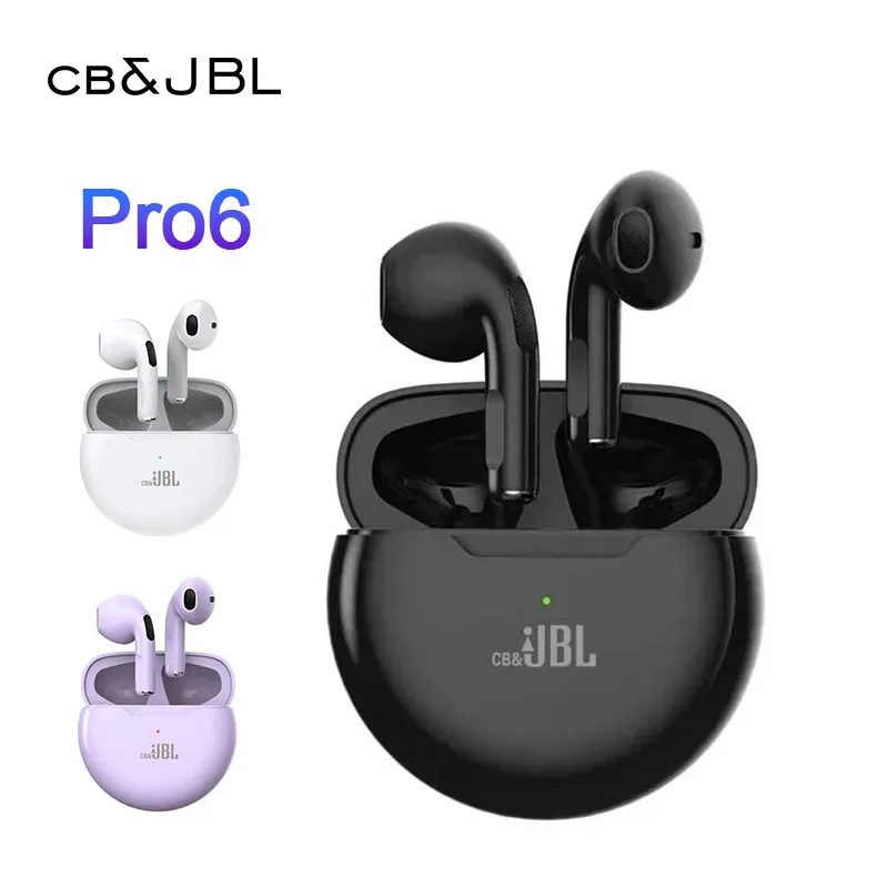 Оригинальные беспроводные Bluetooth-наушники CB & JBL Air Pro 6 TWS, спортивные стереонаушники, настоящая беспроводная гарнитура с микрофоном