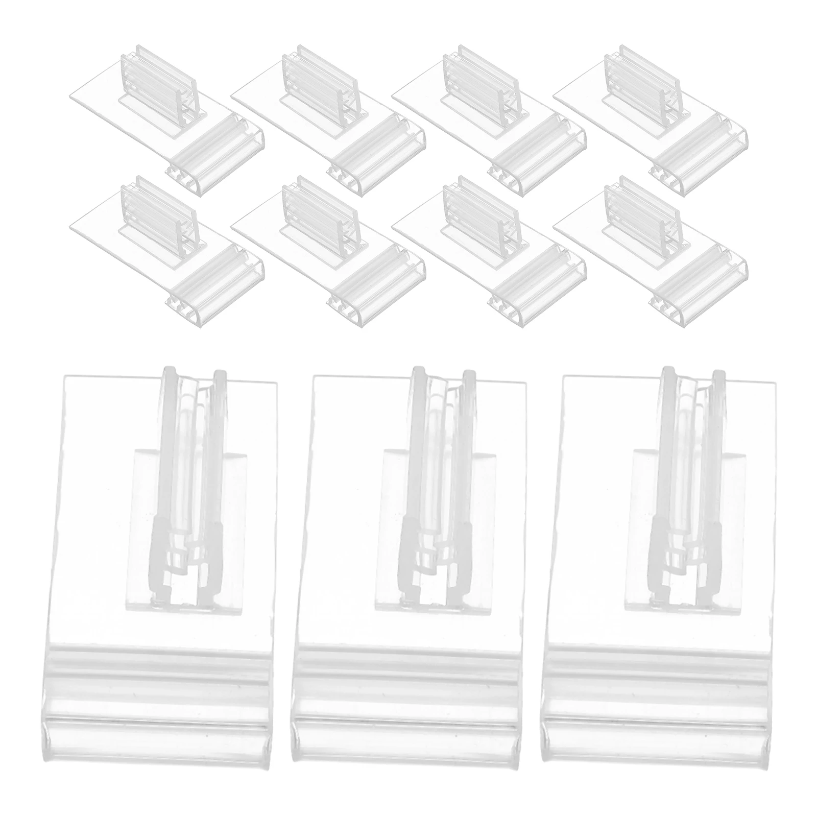 

20 Pcs Price Tag Plastic Label Holders Merchandise Food Pantry Shelf Labels Clamp Display Clips