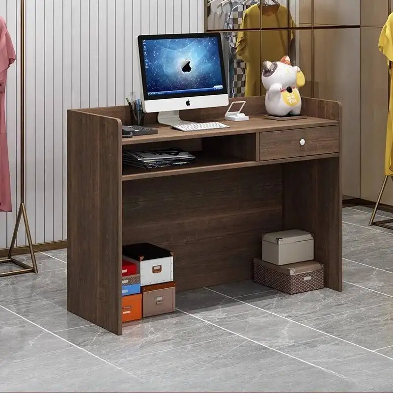 Bureaux d'affaires industriels Promotion réception minimaliste commerciale bureaux de réception de luxe comptoir Bureau de bienvenue mobilier de bureau