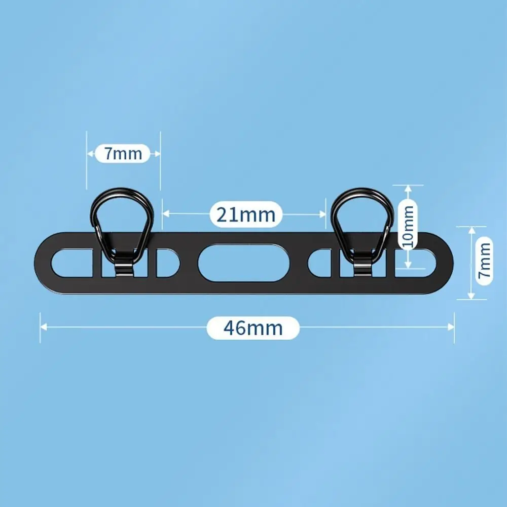 

Ultra-thin Phone Lanyard Tab Stainless Steel Anti-fall Mobile Phone Lanyard Patch Double Buckle Gasket Anti-lost