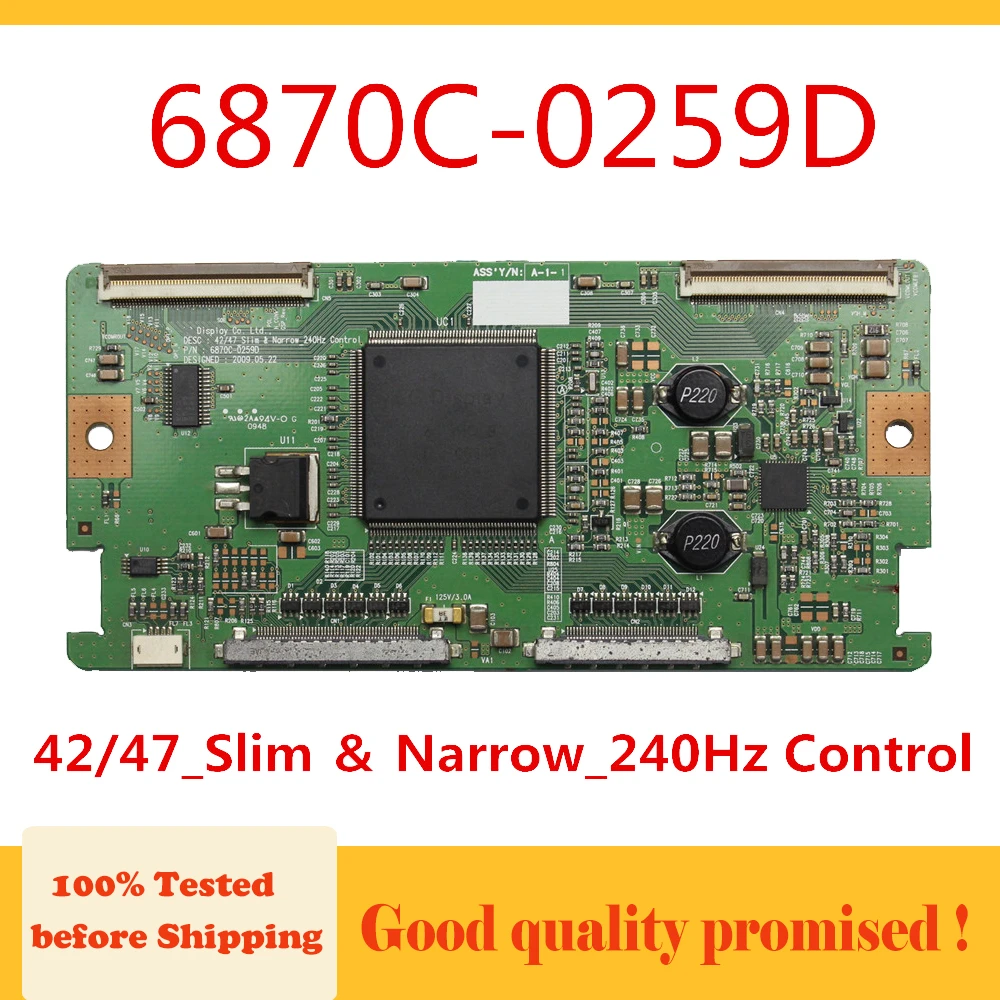 

6870C-0259D 42/47_Slim＆Narrow_240Hz Control T-CON BOARD for TV 47SL80YD-CA Screen LC470WUD (SB) (M4)...etc. Replacement Board