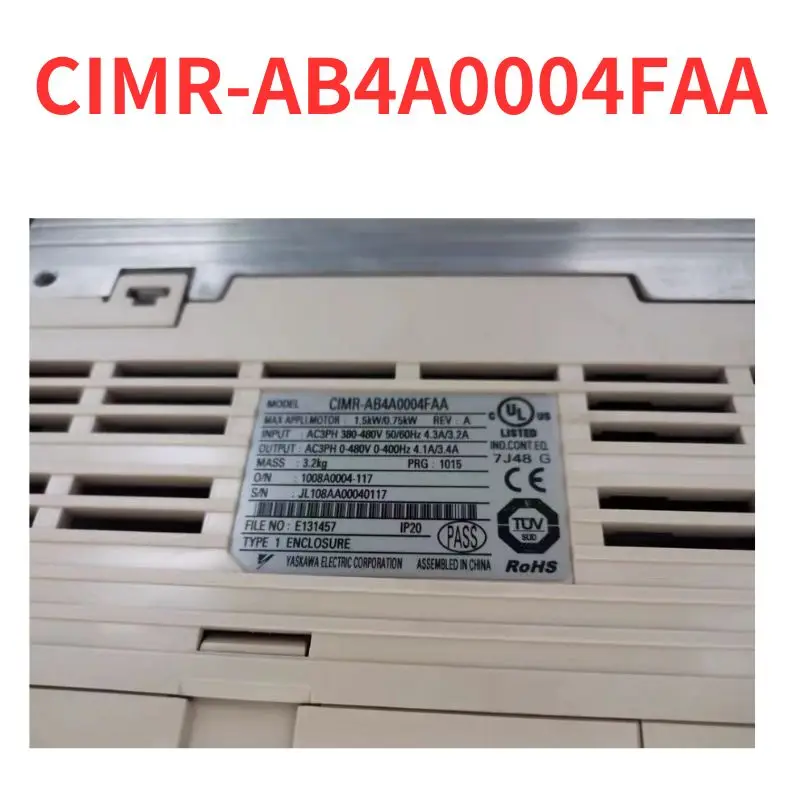 

Second-hand CIMR-AB4A0004FAA inverter test OK Fast Shipping