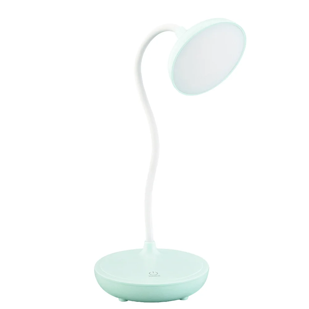 

Touch Control Eye Protect Lamp 3 Levels USB Rechargeable Blue Modern Desk Light for Reading Computer Notebook Night Use Living