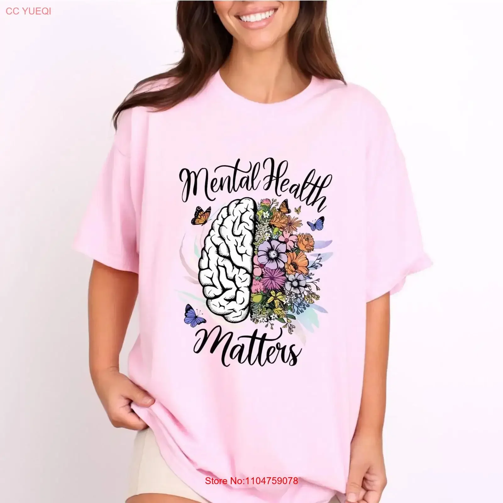 Mental Health Matters T Shirt Hospital Staff Group Therapy Bulk Wellness Nurse PsychologisT Anxiety vintage Washed