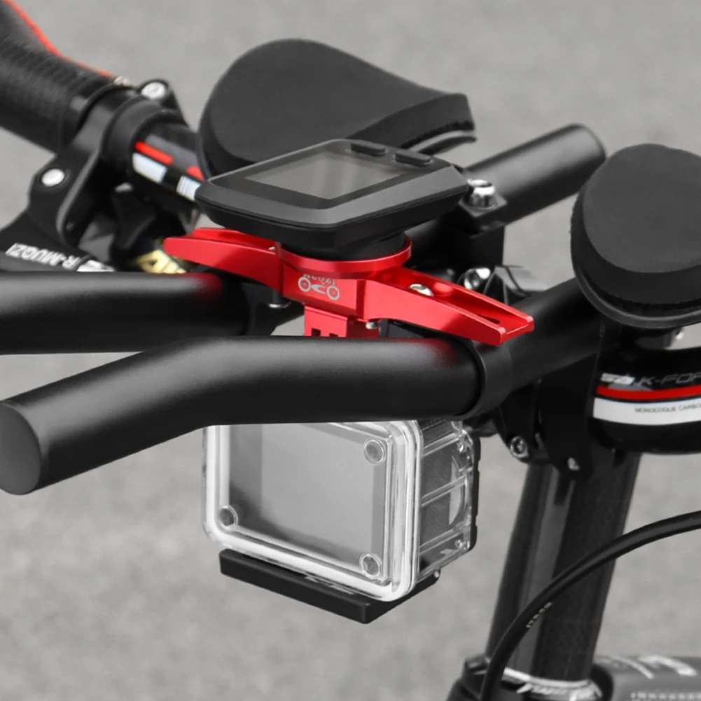 Bike TT Handlebar Holder 22.2/25.4mm Bike Rest Handlebar Triathlon Computer Mount Bike Sports Camera Bracket for Outdoor Cycling