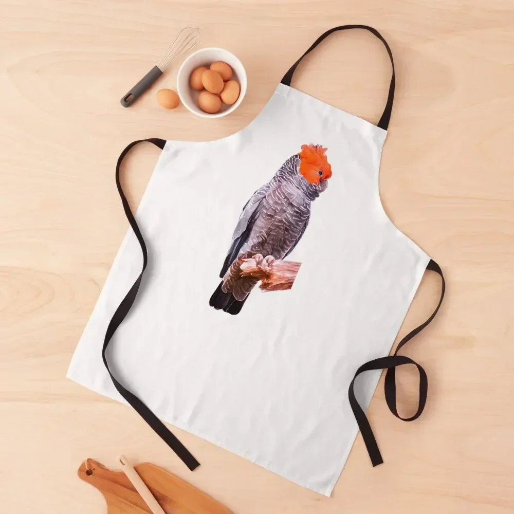 Gang gang cockatoo Apron Hairdressing waterproof for women chef costume Kitchen Utensils Apron