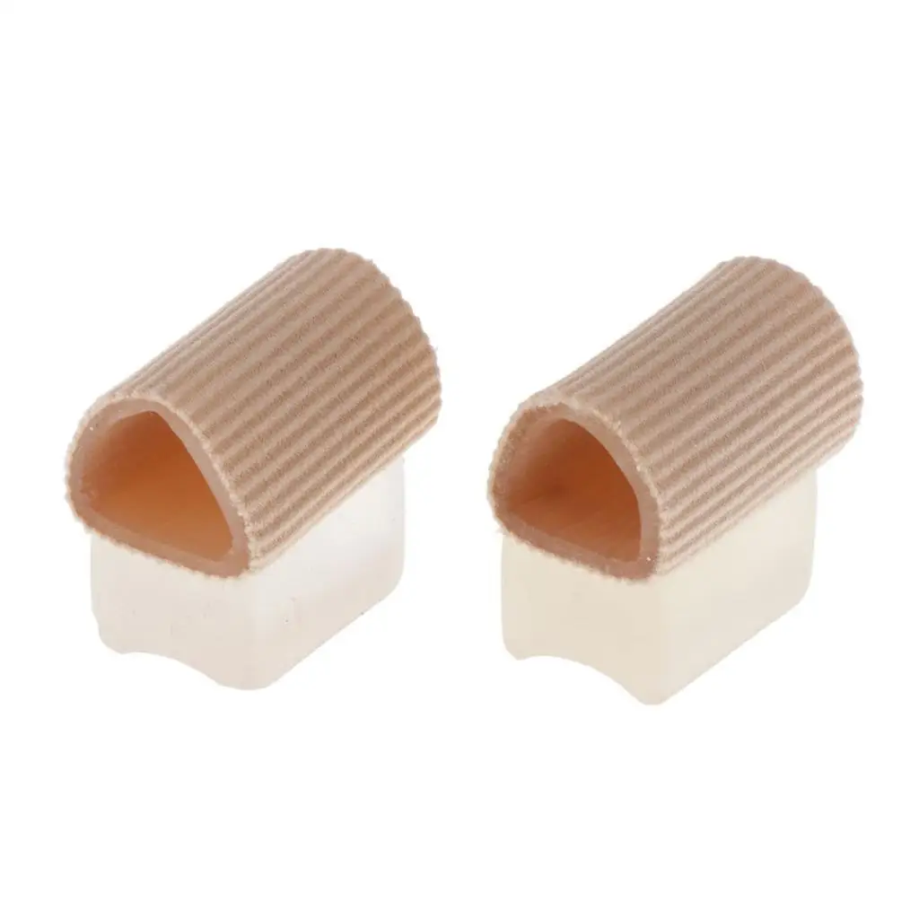 2x Silicone Toe Corrector Separators Straighteners Bunion Orthotic